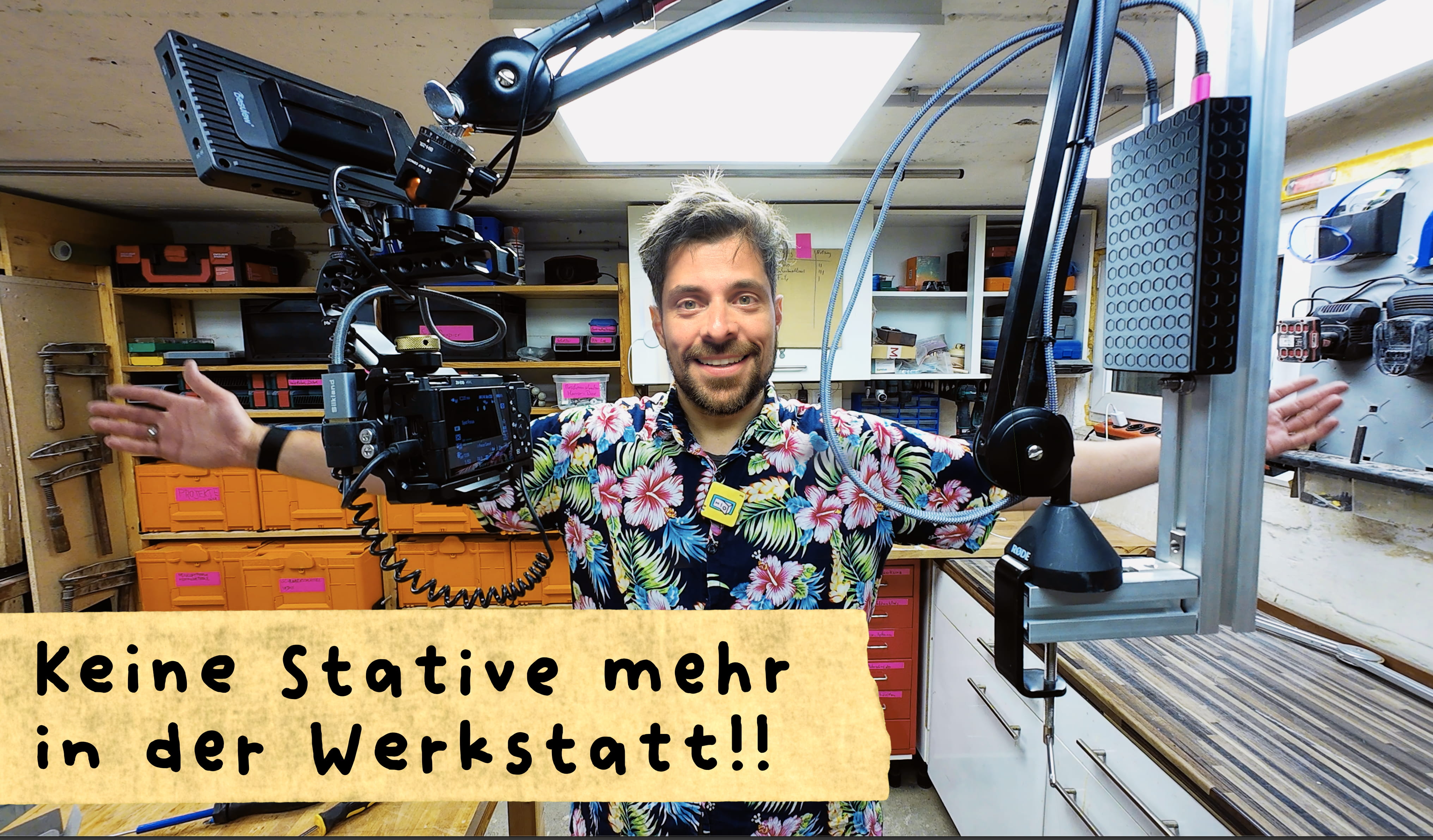 Keine Stative mehr in der Werkstatt!